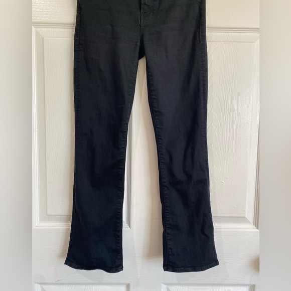 Mother The Insider Crop Jeans in Not Guilty Black Size 25 Preppy - Picture 5 of 15